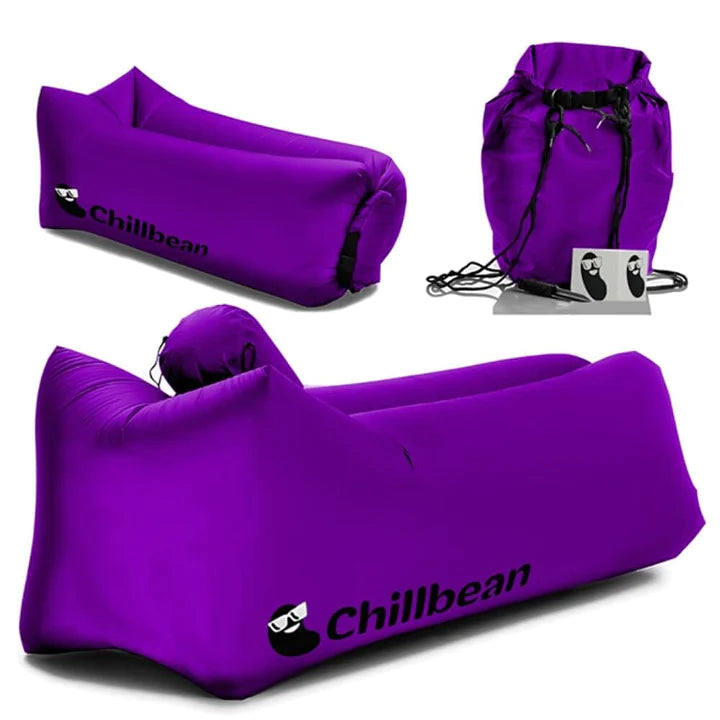 PUPLE CHILLBEAN Inflatable Lounger Air Sofa Hammock, Inflatable Loungers Air Sofa Couch